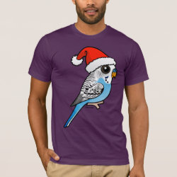 Santa Blue Budgie Men's Basic American Apparel T-Shirt
