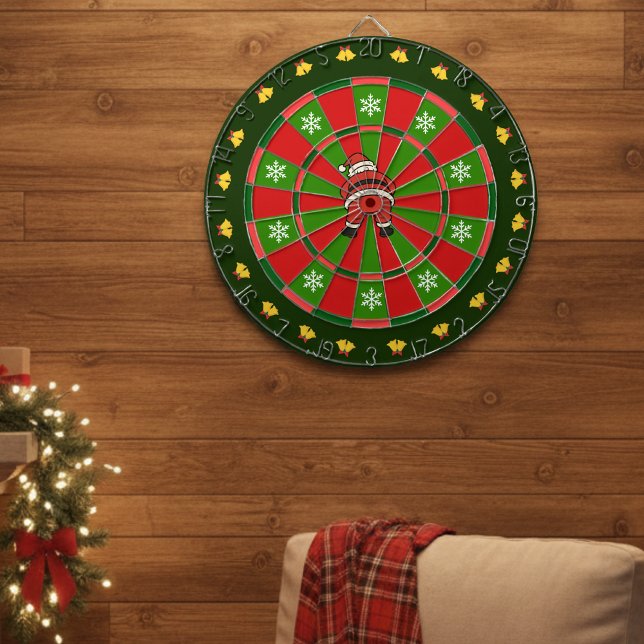 Santa Bullseye Christmas Dart Board (Creator Uploaded)