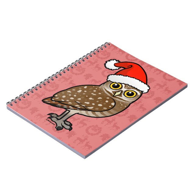 Santa Burrowing Owl Notebook (Left Side)