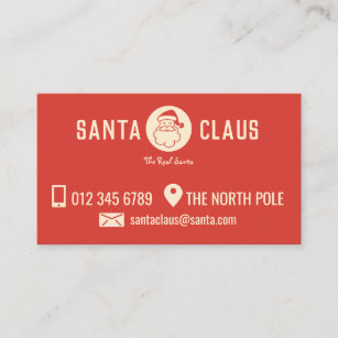 Santa Business Card