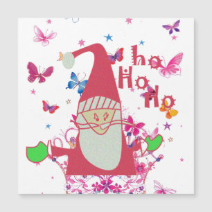 Santa Butterflies Ho Ho Ho: Whimsical Nature Chris