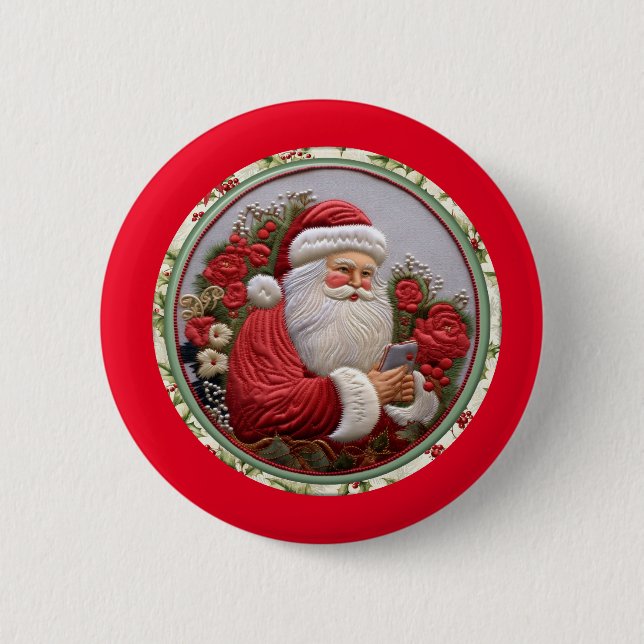Santa  button (Front)