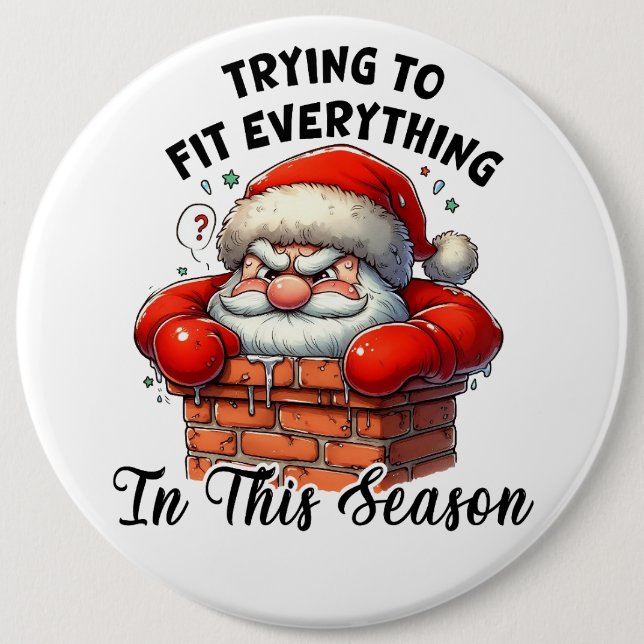 Santa Button (Front)