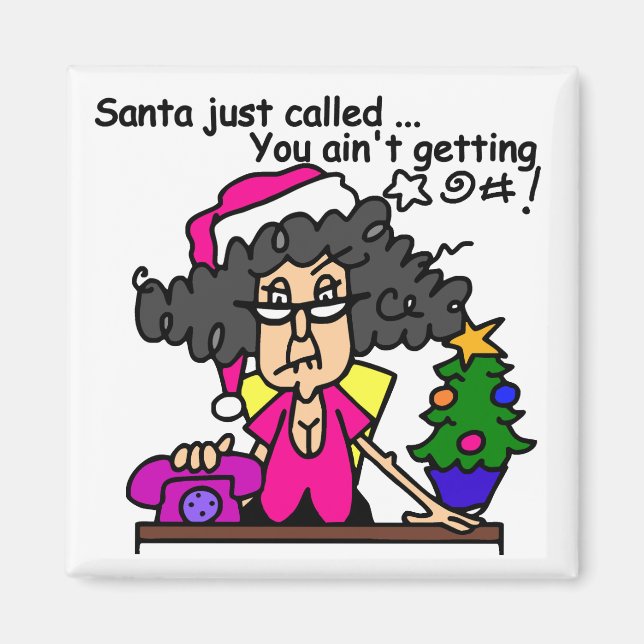 Santa Called Magnet (Front)
