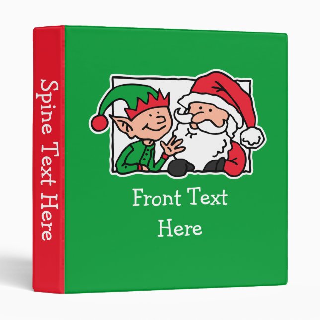 Santa, Can We Talk 3 Ring Binder (Front/Spine)