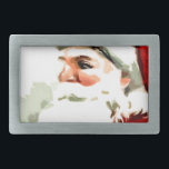 Santa Cane Belt Buckle<br><div class="desc">The servants have put up a tree for me to play with, they say it's for Christmas and put wrapped boxes underneath. I hear them tell the young every year that Santa is watching and he knows who is naughty and nice. Purr.</div>