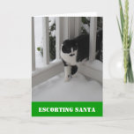 Santa Card By Spec Ops Cat at Zazzle