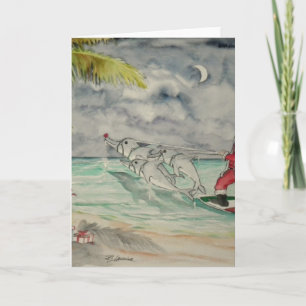Santa Caribbean Style.jpg Holiday Card