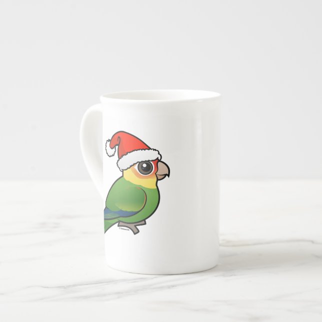 Santa Carolina Parakeet Bone China Mug (Front Left)