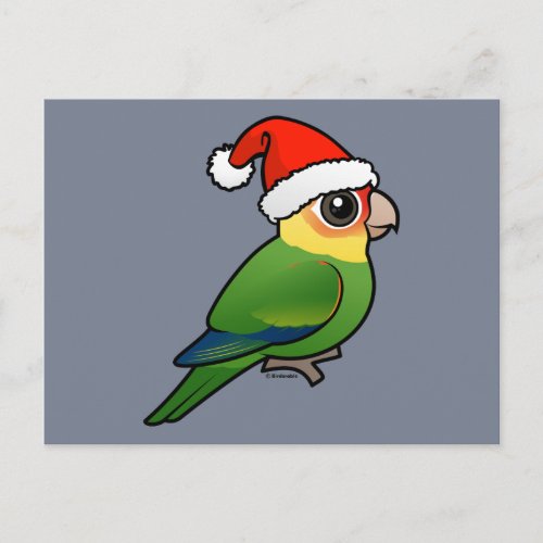 Santa Carolina Parakeet Holiday Postcard