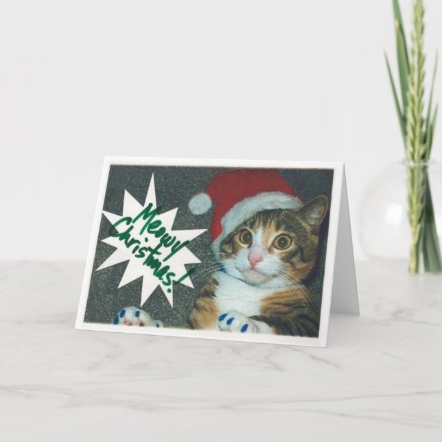 Santa Cat Cards (Front)