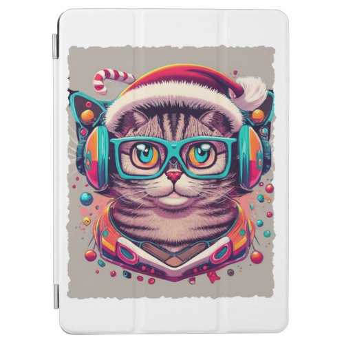 Santa Cat Christmas Gamer T_Shirt Get Your Festiv iPad Air Cover