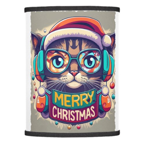 Santa Cat Christmas Gamer T_Shirt Get Your Festiv Lamp Shade