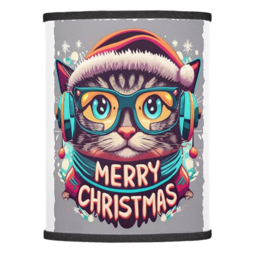Santa Cat Christmas Gamer T_Shirt Get Your Festiv Lamp Shade