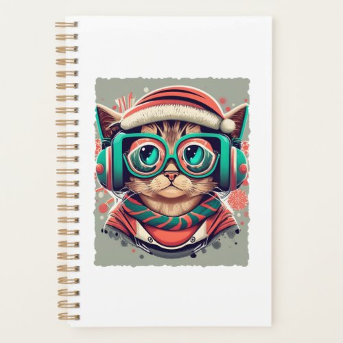 Santa Cat Christmas Gamer T_Shirt Get Your Festiv Planner