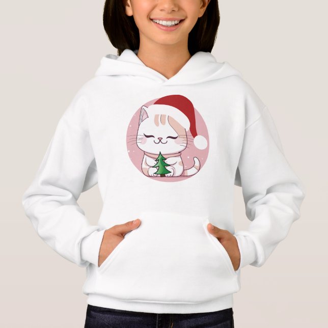 Santa Cat Hoodie (Front)