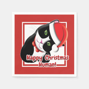 Santa Cat Napkins