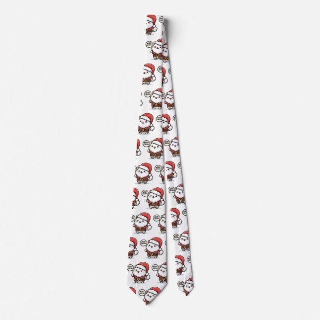 Santa Cat Neck Tie (Front)