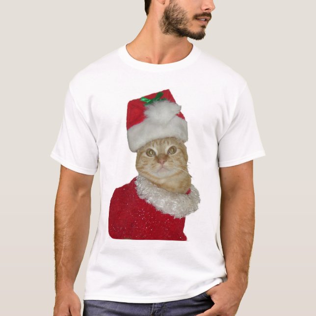 Santa Cat shirt (Front)
