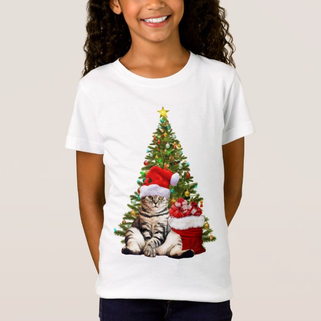 Santa Cat T-Shirt (Front)