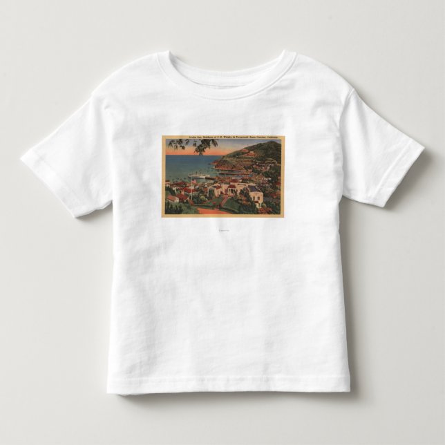 Santa Catalina, CA - Avalon Bay Toddler T-shirt (Front)