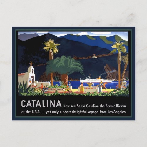 Santa Catalina California Postcard