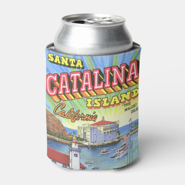 Santa Catalina Can Cooler (Can Front)