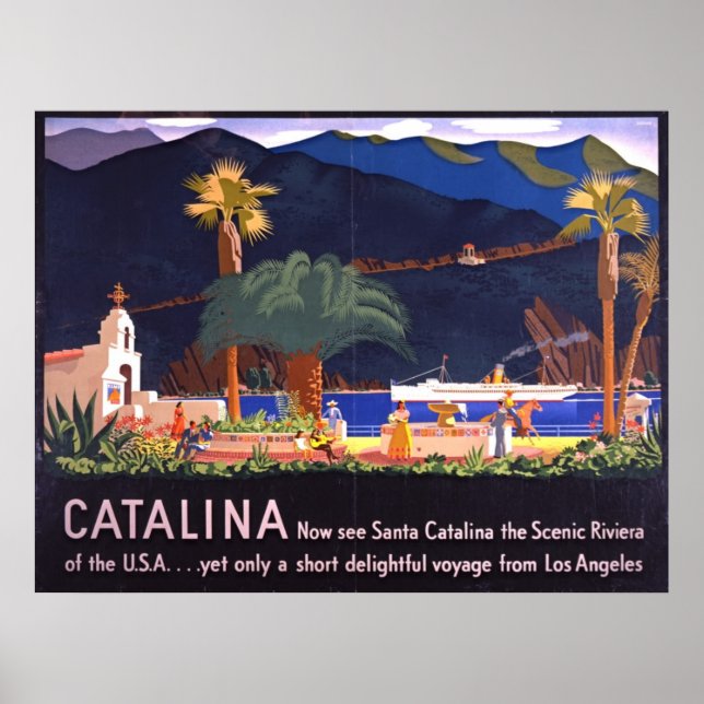 Santa Catalina Island 1935 Poster (Front)