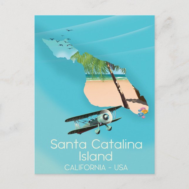 Santa Catalina Island California USA Postcard (Front)