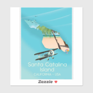 Santa Catalina Island California USA Sticker