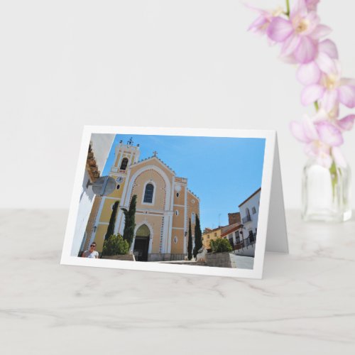 Santa Catalina Mrtir Church in Vilamarxant Spain Card