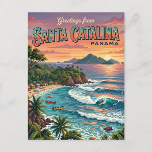 Santa Catalina Panama Postcard