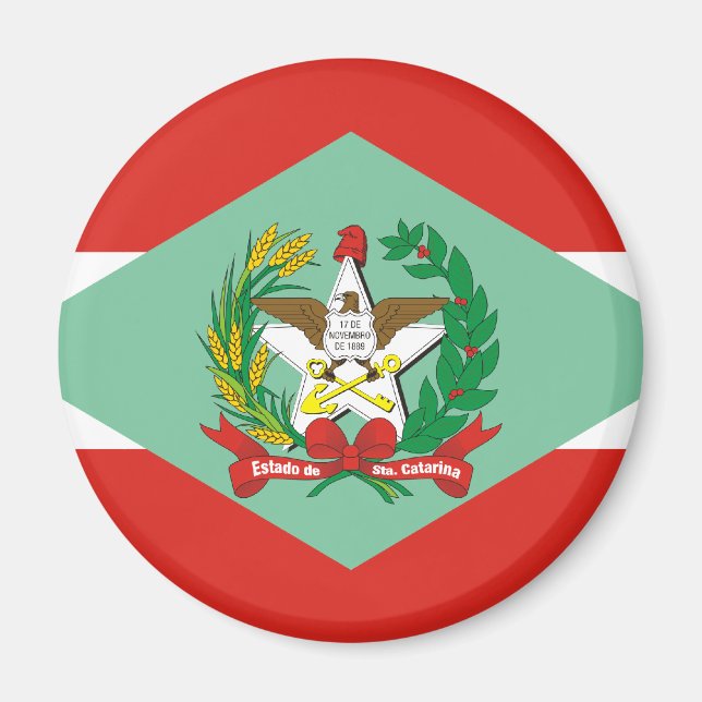 Santa Catarina, Brazil Magnet (Front)