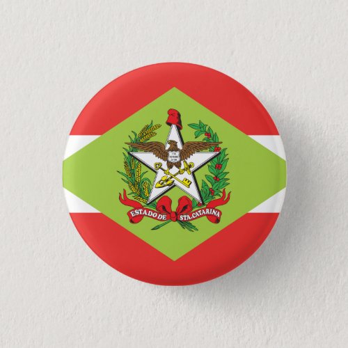 Santa Catarina Brazilian state flag button