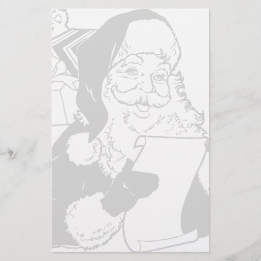 Santa checking his list (Front)