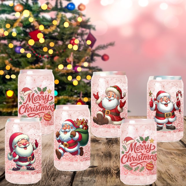 Santa Cheer Can Glasses (Creator Uploaded)
