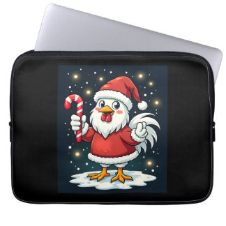 Santa Chicken Joy Laptop Sleeve