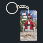Santa Chicken Keychain<br><div class="desc">Holly Jolly! | Avanti,  the Global Humor Brand™ has been entertaining the world with its Feel Good Funny greeting cards for over 40 years. Our characters live life to the fullest and celebrate the humor in everyday life.</div>