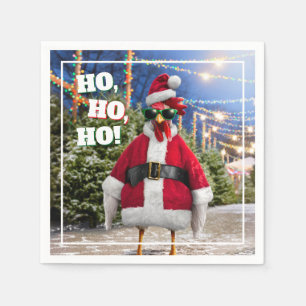 Santa Chicken Napkins