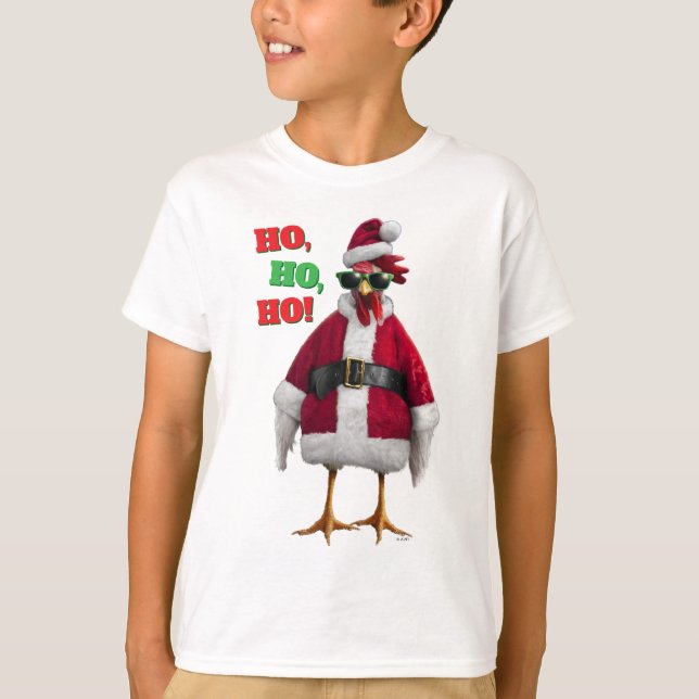 Santa Chicken T-Shirt (Front)