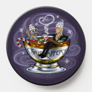 Santa Chris & Wilbur Hot Tubbin' PopGrip PopSocket