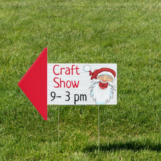Santa Christmas Art Craft Show Display Idea Sign (Insitu)