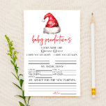 Santa Christmas Baby Shower Predictions Activity Stationery<br><div class="desc">This is a Santa Claus Hat Christmas holiday baby shower predictions activity. It allows guests to guess the gender,  date of birth,  time,  weight,  hair color,  eye color,  length,  etc. There is also a line to give advice.</div>