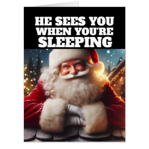 SANTA CHRISTMAS BIGGEST BIG GREETING CARD