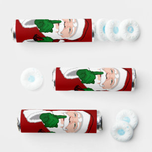 Santa Christmas Candy Personalized Breath Savers® Mints