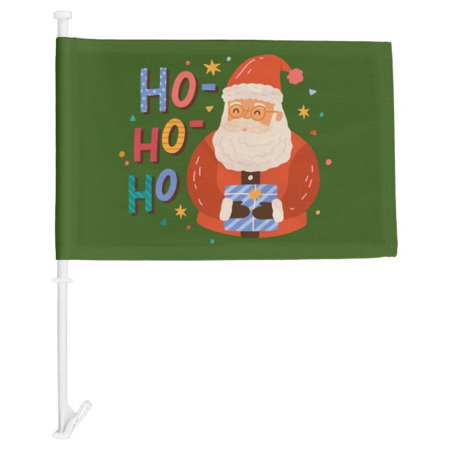 Santa Christmas Car Flag (Front)
