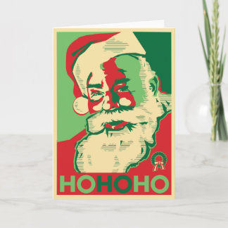 Santa Christmas Card - HoHoHo