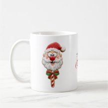 Santa Christmas Cookie Mug