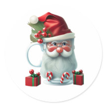 Santa Christmas, Cute Mug Wrap