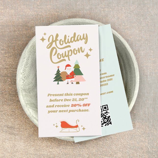 Santa Christmas Discount Coupon Promotional (Creator Uploaded)